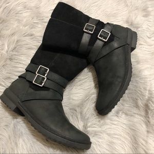 Ugg Lorna Waterproof Black Boot Sz 8